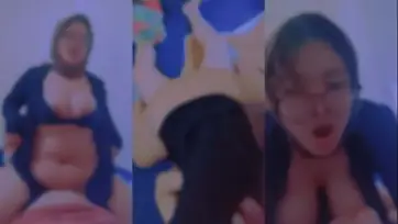 Skandal Panas Tante Hijab Membara Asyik Lumer HD